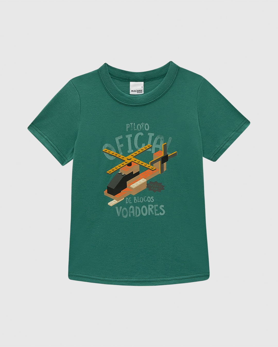 Camiseta Infantil Menino Estampa Temática Em Algodão Malwee Kids - Imagem 3