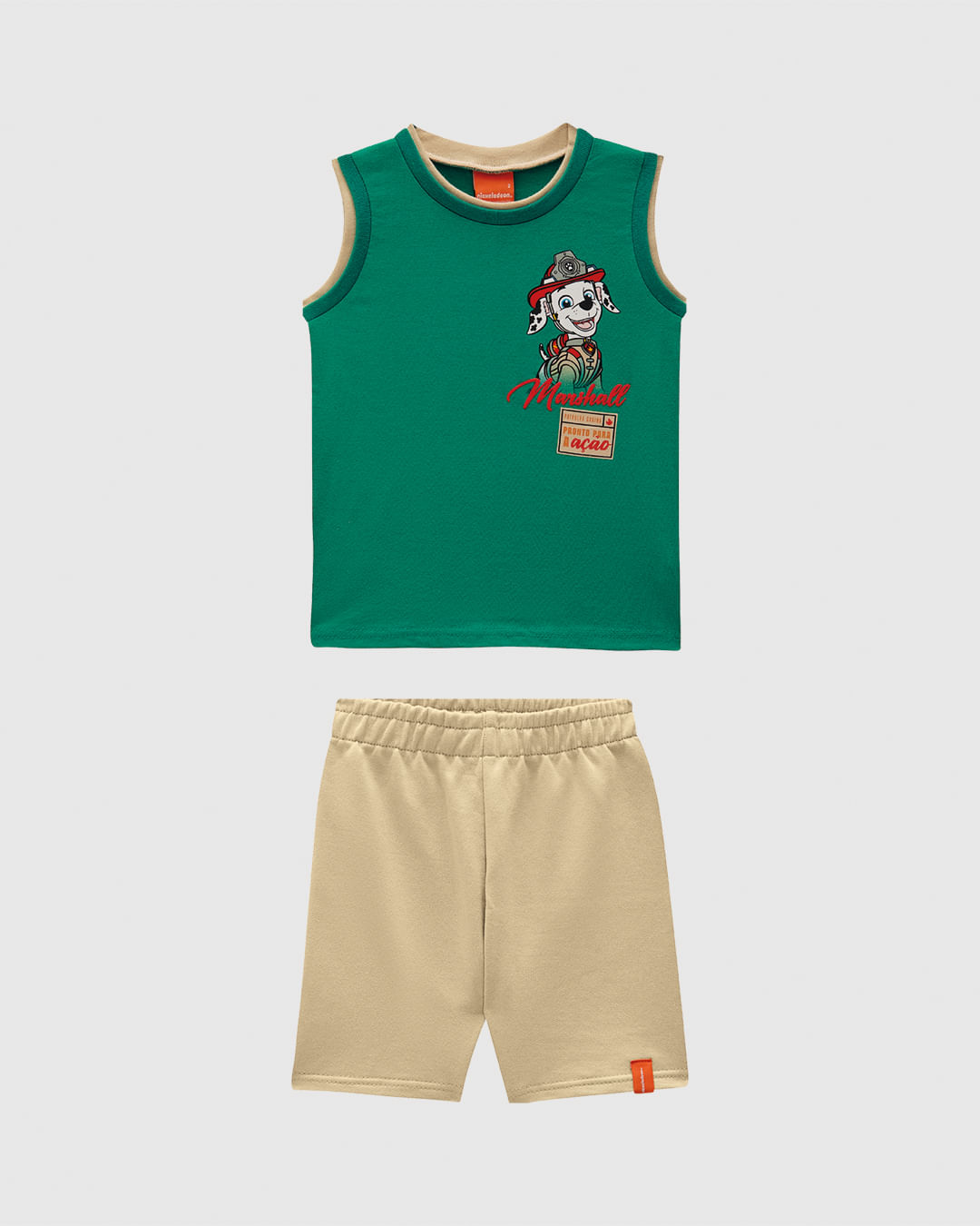 Conjunto Infantil Menino Regata Marshall Patrulha Canina Algodão Malwee Kids - Imagem 5