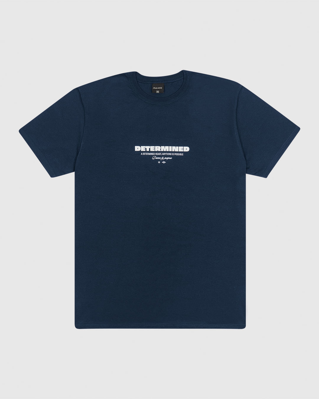 Camiseta Menino Manga Curta Estampa Lettering em Algodão Malwee Kids
