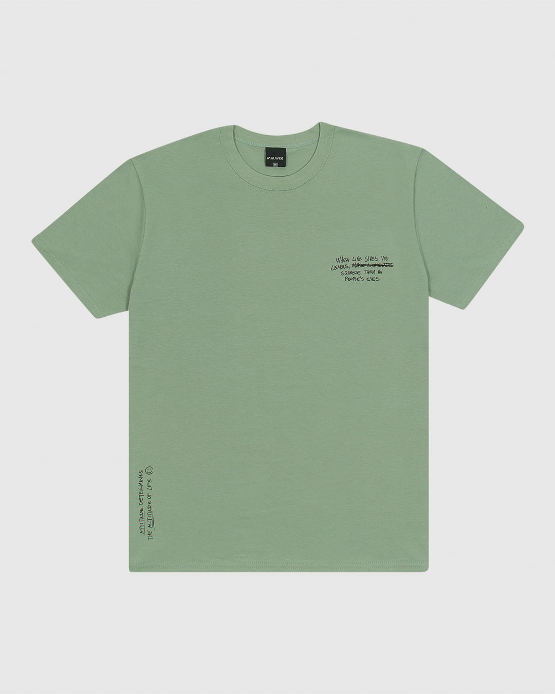 Camiseta Menino Estampa Lettering Frente E Lateral Em Algodão Malwee Kids - Imagem 4