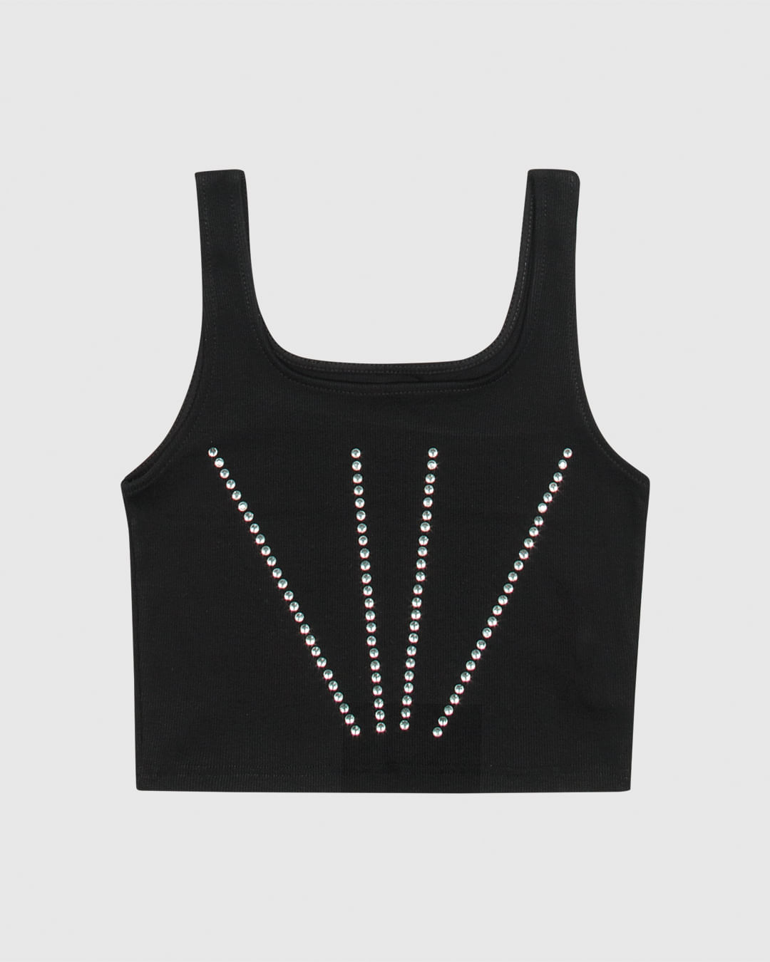 Regata Cropped Menina Aplicação Strass em Ribana Malwee Kids