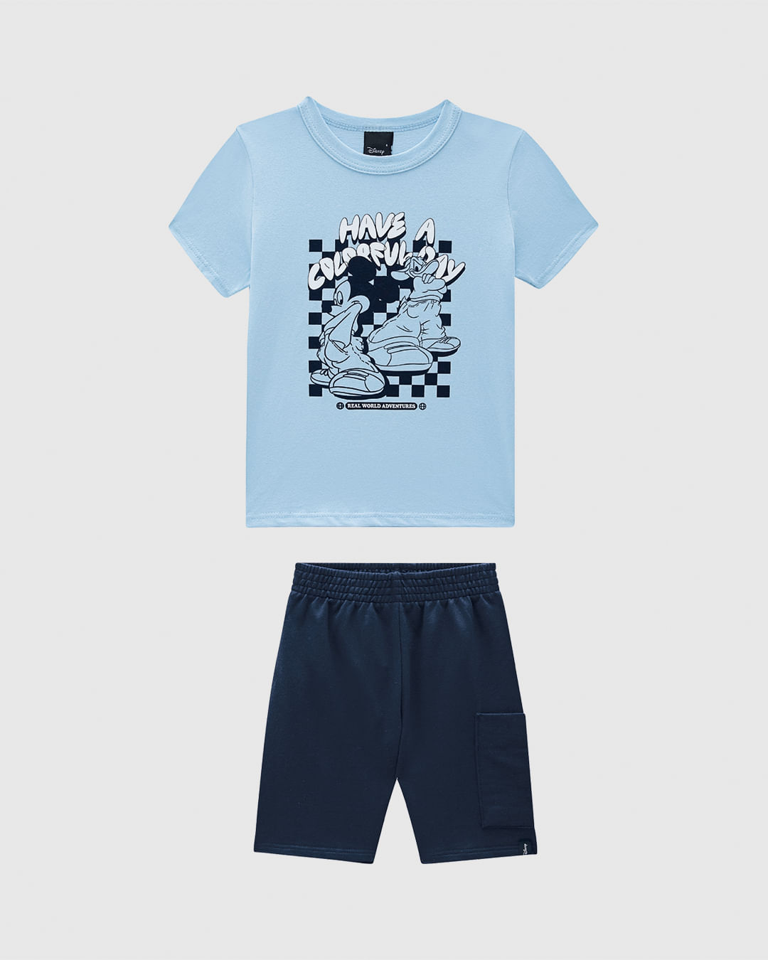 Conjunto Infantil Menino Have A Colorful Day Mickey Disney Malwee Kids