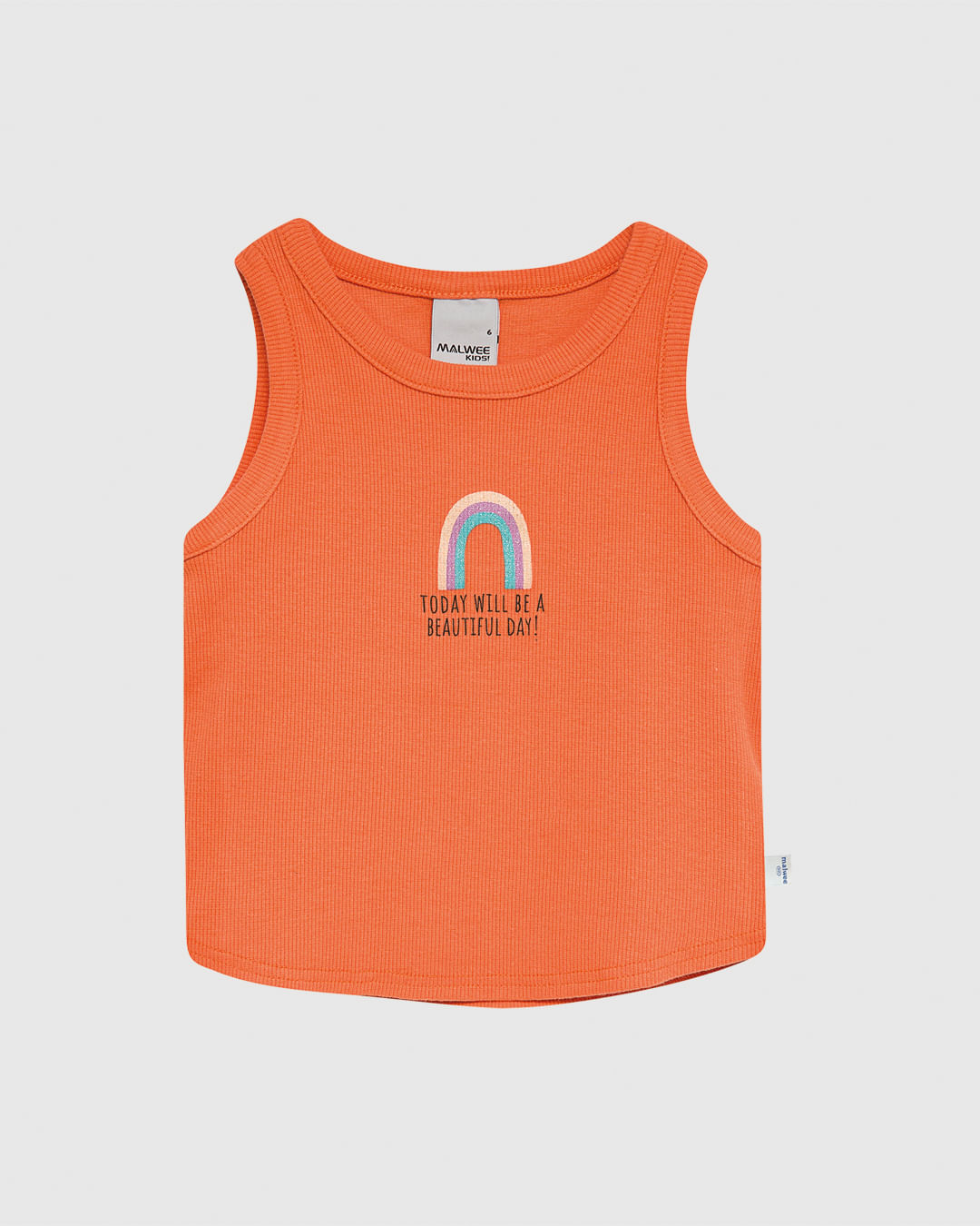 Regata Infantil Menina Cropped Beautiful Day! Em Ribana Malwee Kids - Imagem 8