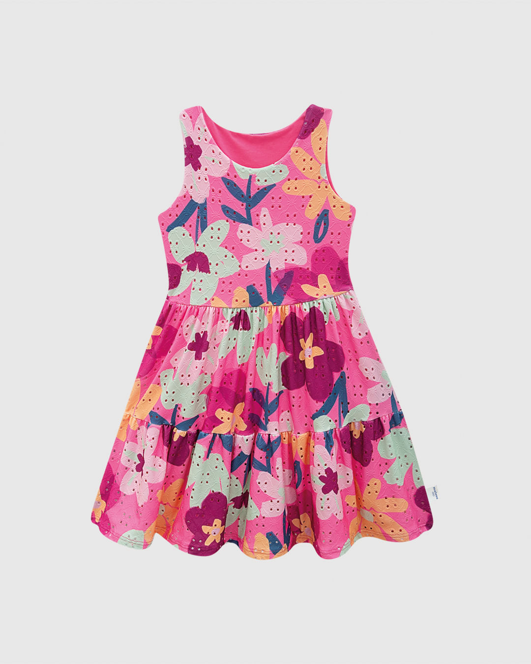 Vestido Infantil Marias Estampa Floral Em Malha Laise Malwee Kids - Imagem 5
