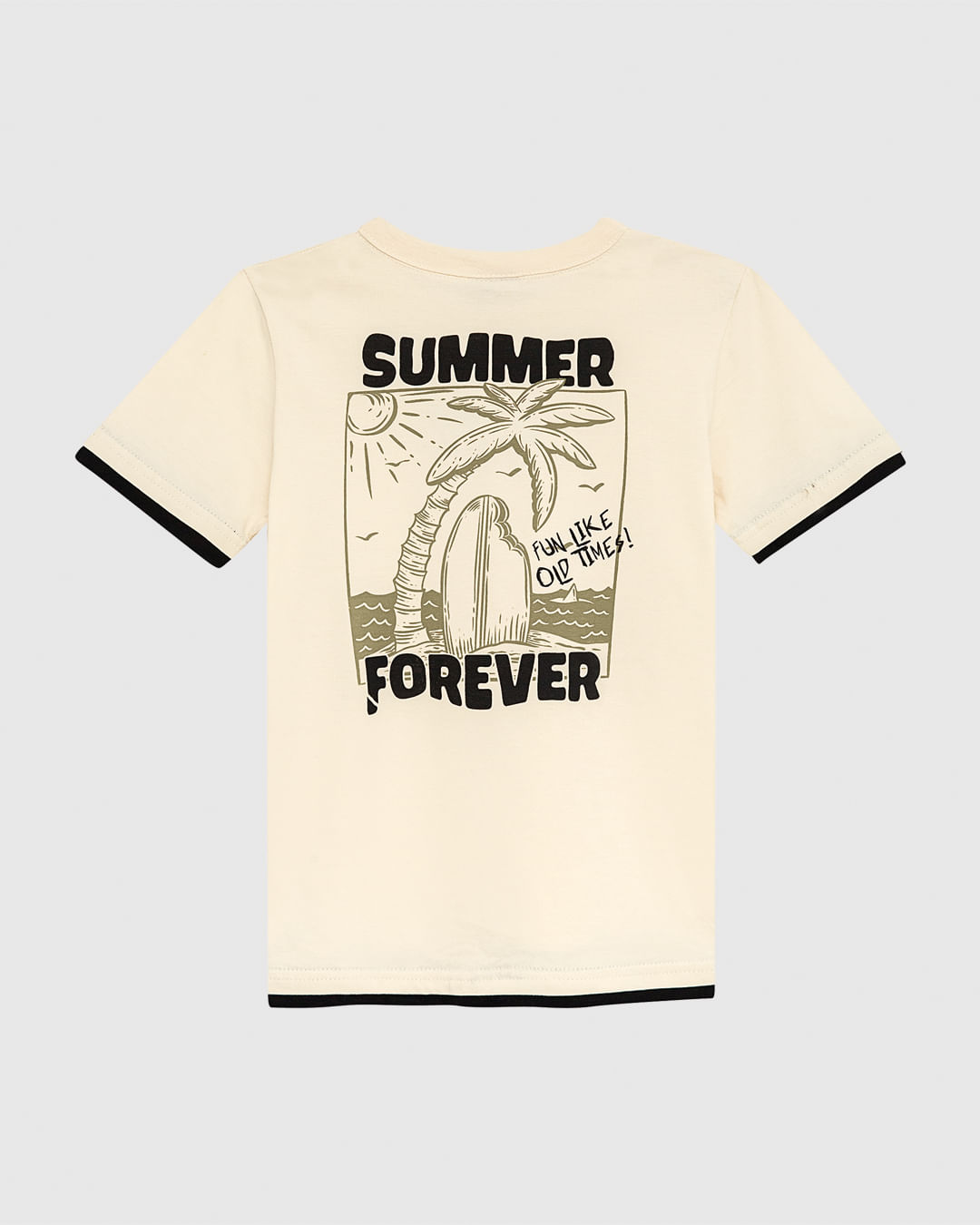 Conjunto Infantil Menino Summer Forever Estampa Frente E Costas Malwee Kids - Imagem 2