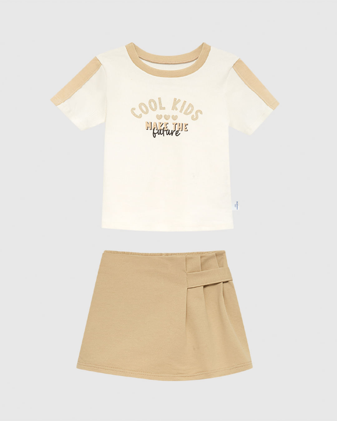 Conjunto Infantil Menina Cool Kids Make The Future Em Algodão Malwee Kids - Imagem 4