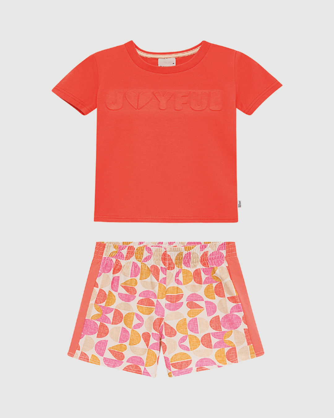 Conjunto Infantil Menina Blusa Estampa Embossing Joyful Algodão Malwee Kids - Imagem 10