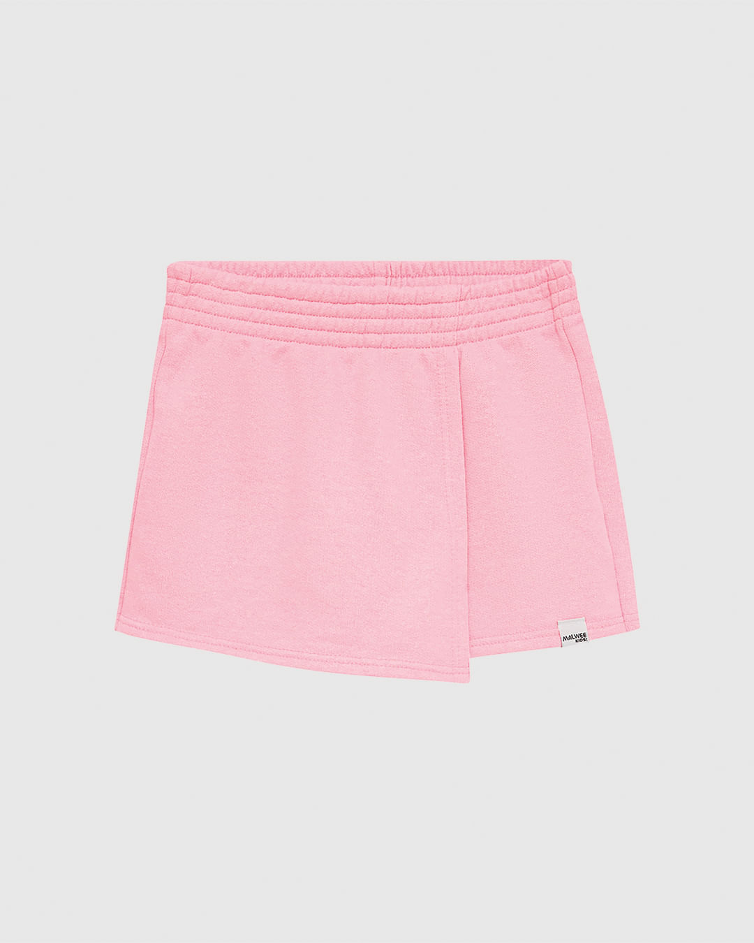 Conjunto Infantil Menina Regata E Shorts Saia Em Moletinho Rajado Malwee Kids - Imagem 16