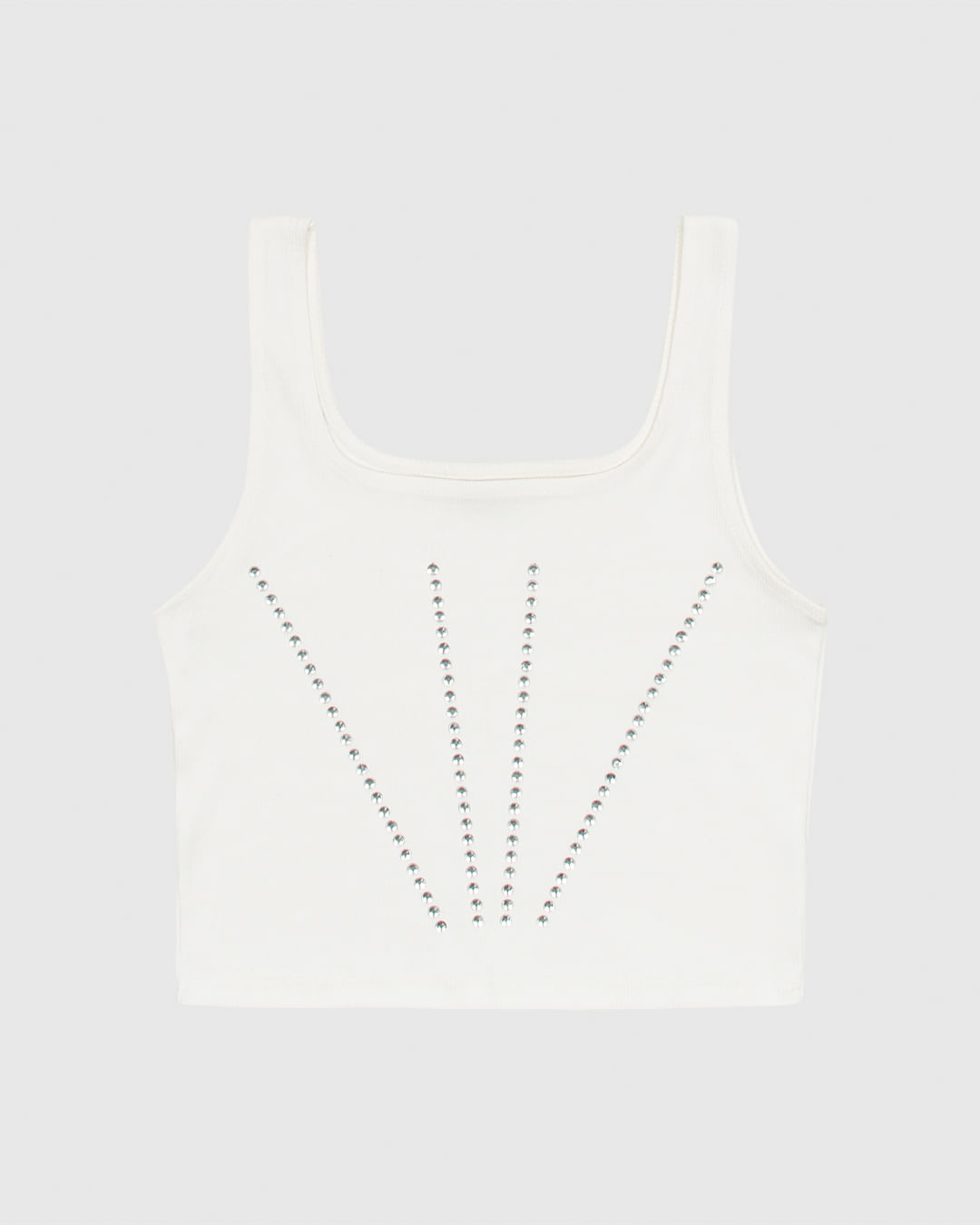Regata Cropped Menina Aplicação Strass Em Ribana Malwee Kids - Imagem 9