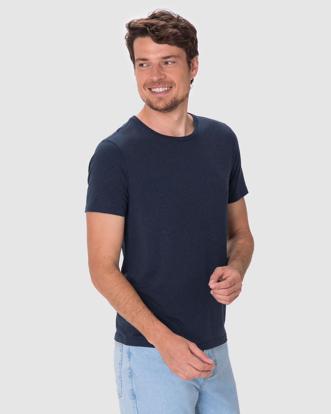 Camiseta Movimento Masculina Slim Em Malha Anti Odor - Imagem 21