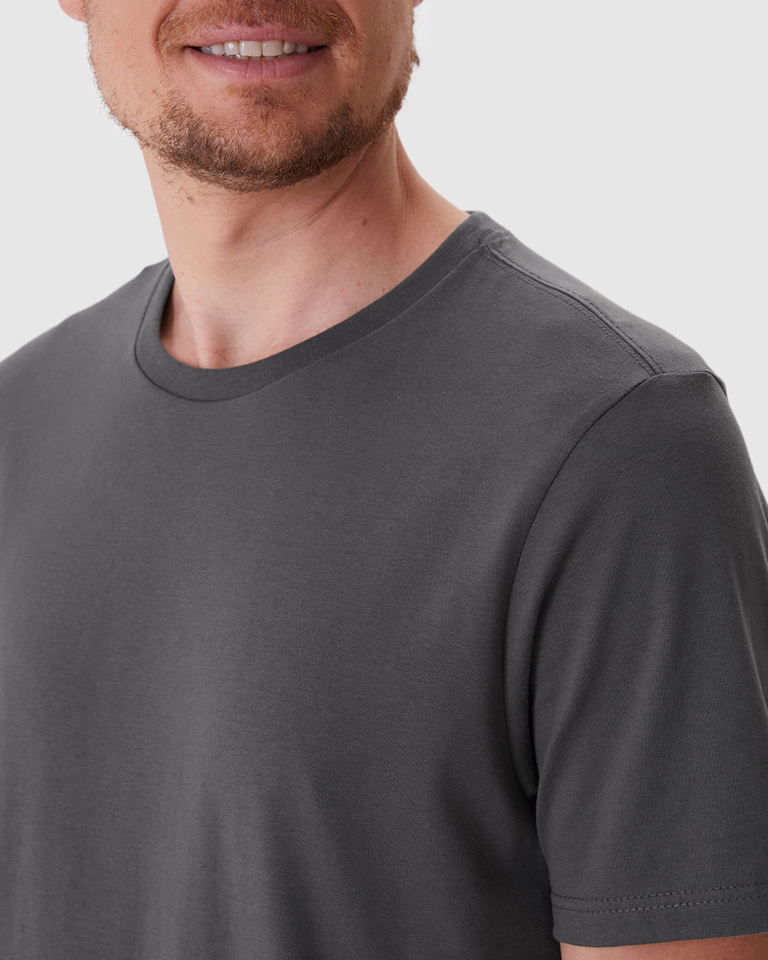 Camiseta Abraço Masculina Etiqueta Estampada Em Malha Comfy Touch - Imagem 13