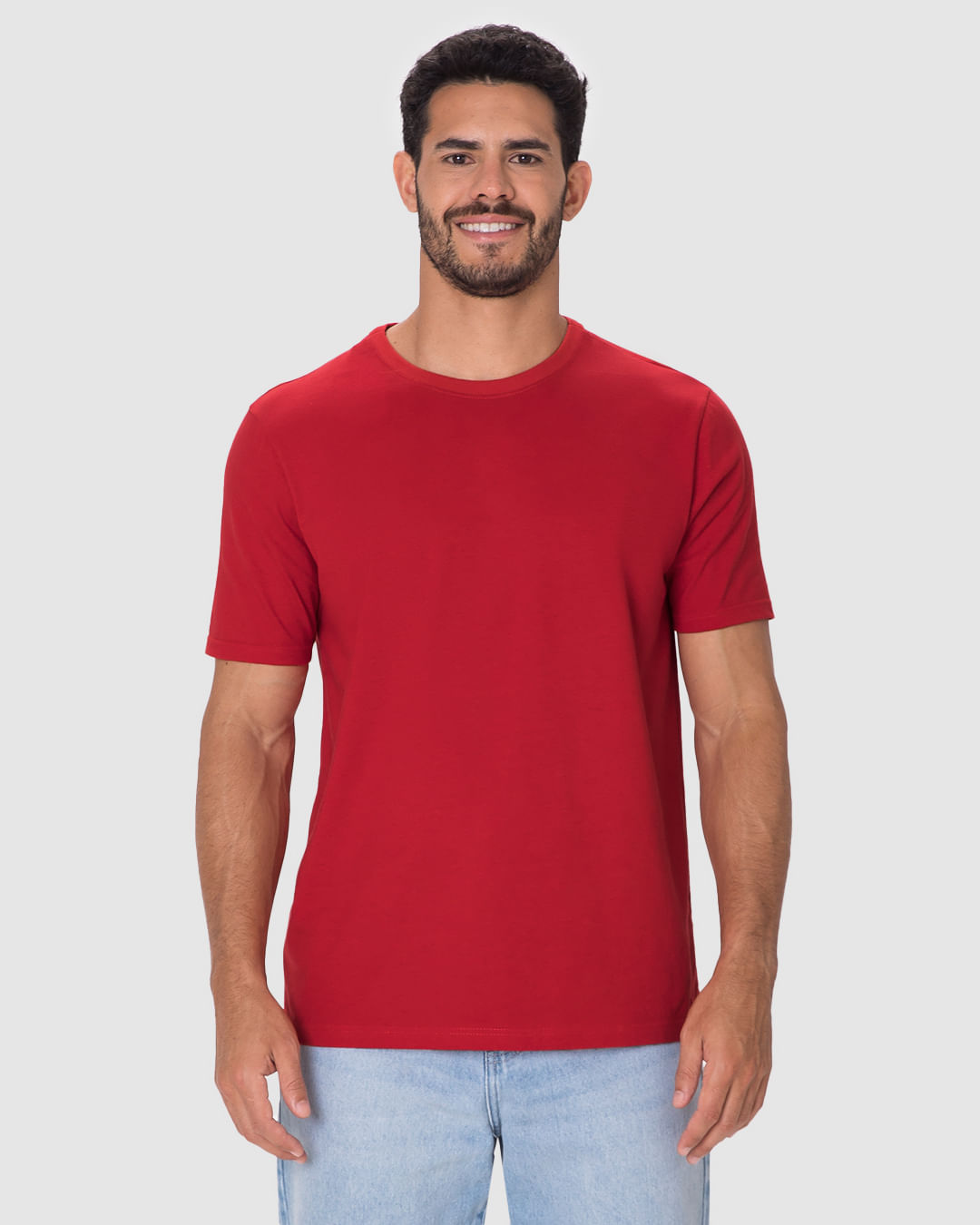 Camiseta Essencial Masculina Etiqueta Estampada Em Algodão - Imagem 9
