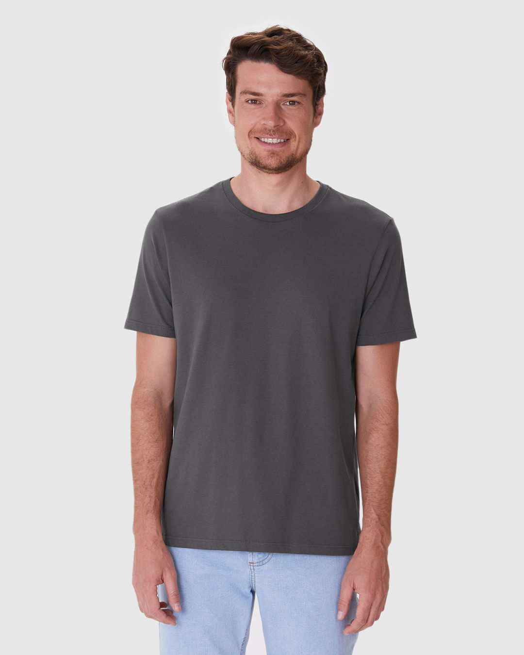 Camiseta Abraço Masculina Etiqueta Estampada Em Malha Comfy Touch - Imagem 9