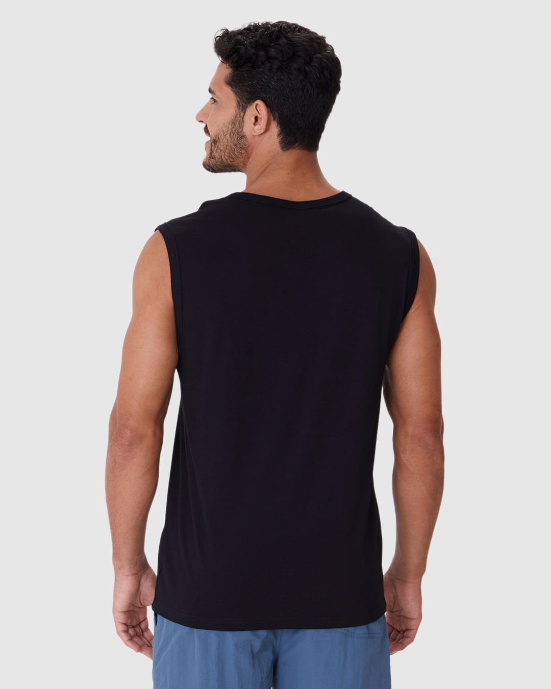 Regata Básica Masculina Machão Decote Redondo Em Algodão - Imagem 20