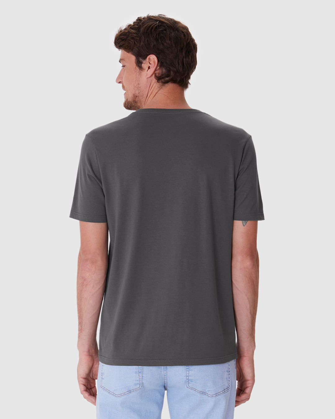 Camiseta Abraço Masculina Etiqueta Estampada Em Malha Comfy Touch - Imagem 20