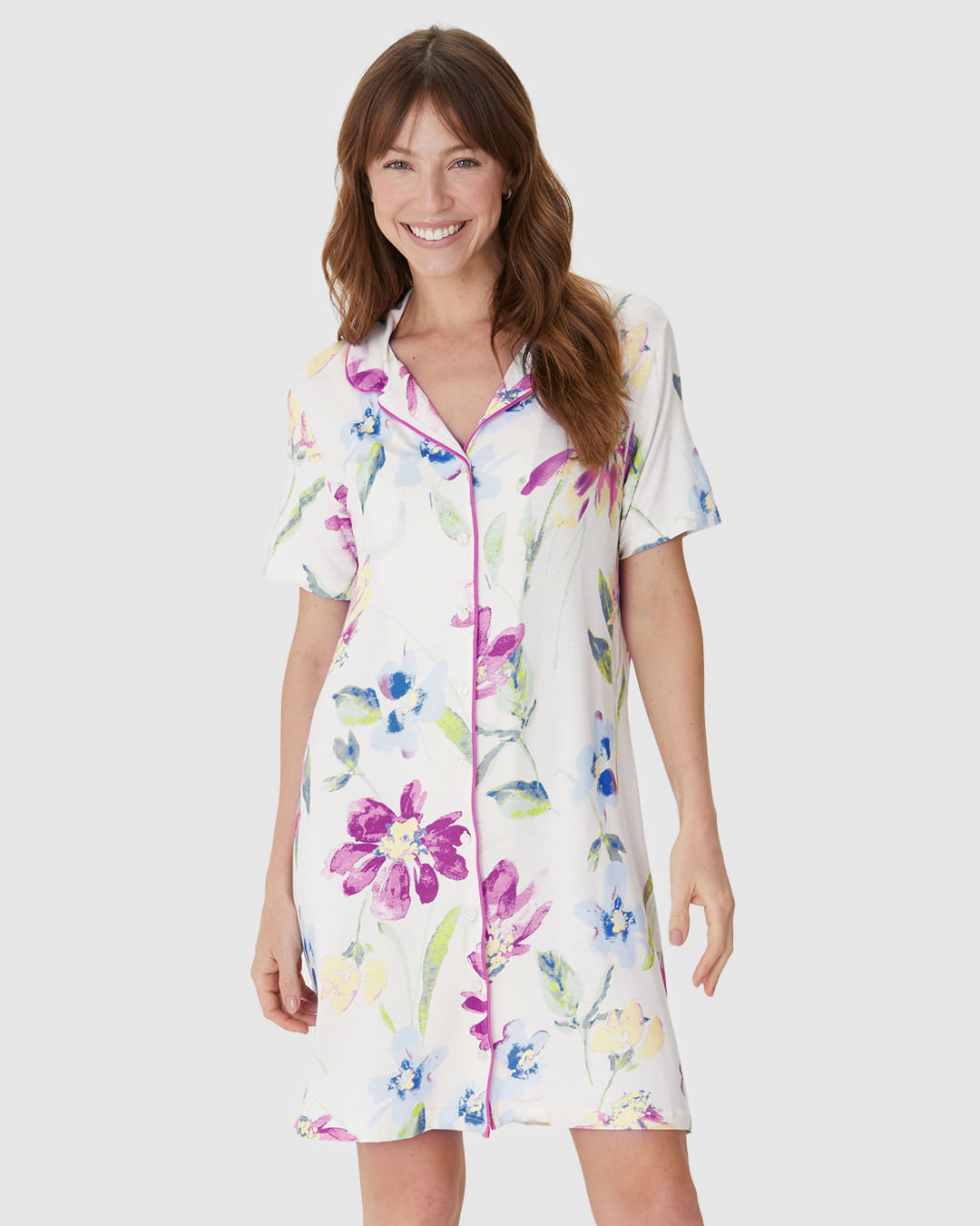 Camisola Americana Feminina Estampa Digital Em Viscose Stretch - Imagem 21
