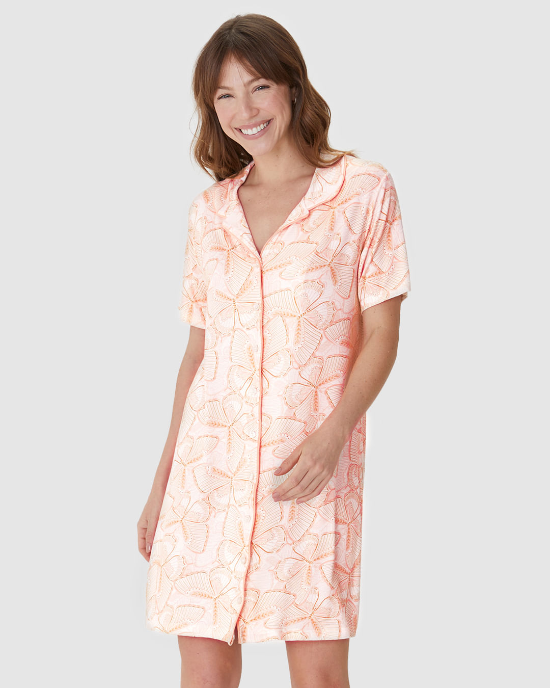 Camisola Americana Feminina Estampa Digital Em Viscose Stretch - Imagem 16