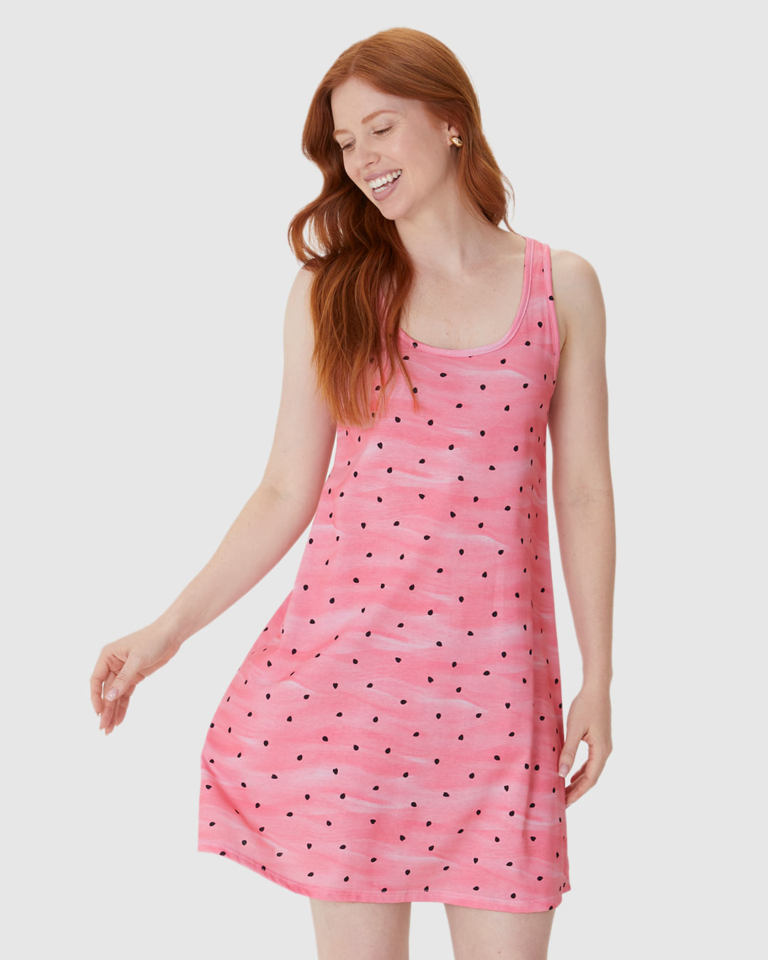 Camisola Feminina Slim Nadador Estampa Digital Em Algodão - Imagem 21