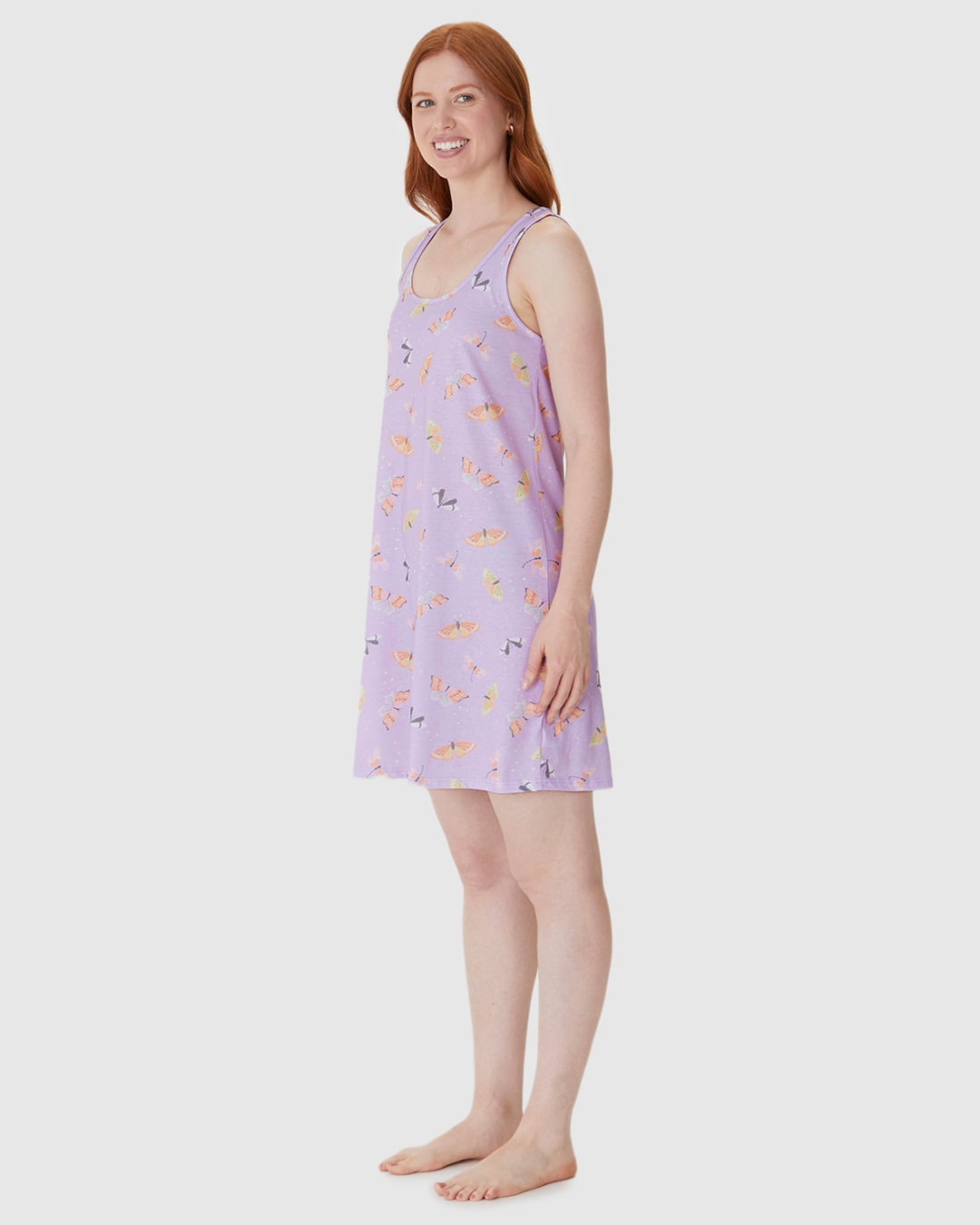 Camisola Feminina Slim Nadador Estampa Digital Em Algodão - Imagem 2