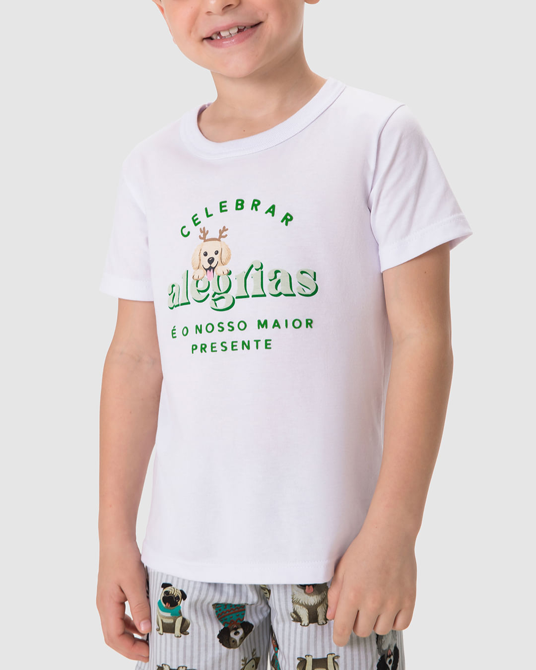 Pijama Infantil Menino Celebrar Alegrias Em Algodão Malwee Kids - Imagem 28