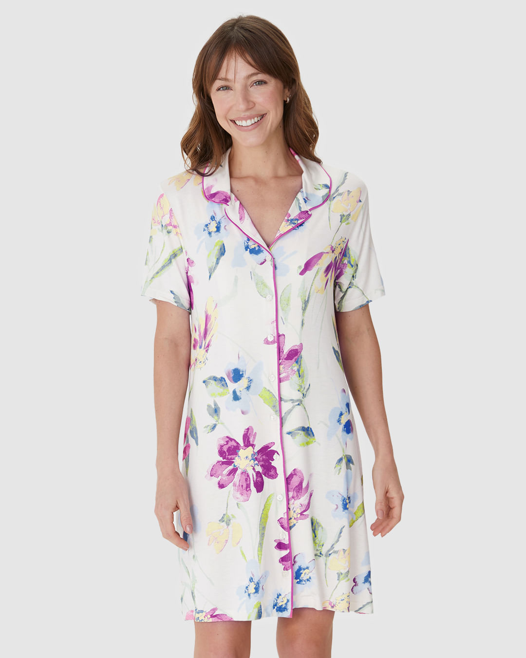Camisola Americana Feminina Estampa Digital Em Viscose Stretch - Imagem 14