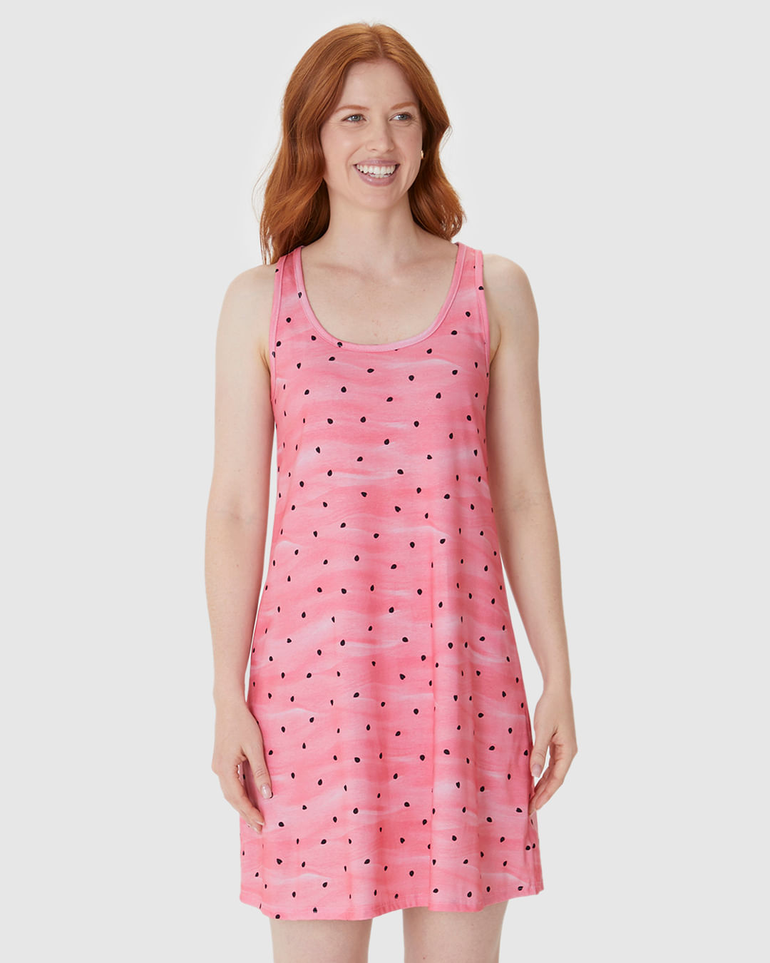 Camisola Feminina Slim Nadador Estampa Digital Em Algodão - Imagem 4