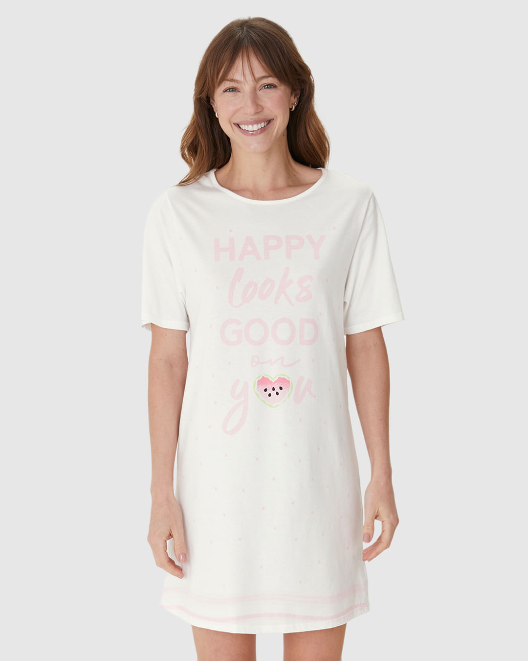 Camisola T-Shirt Feminina Com Estampa Em Algodão - Imagem 14