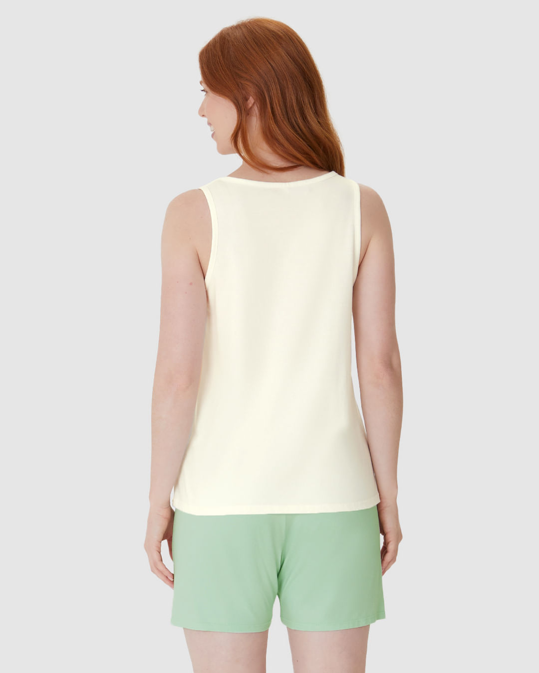 Pijama Curto Feminino Desacelerar É Preciso Em Algodão - Imagem 20