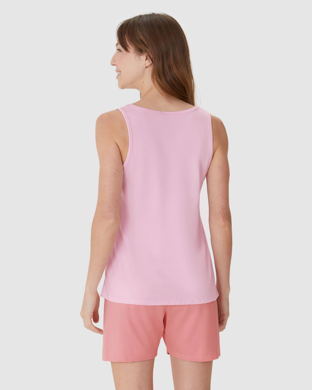 Pijama Curto Feminino Good Things Are Going To Happen Em Algodão - Imagem 10