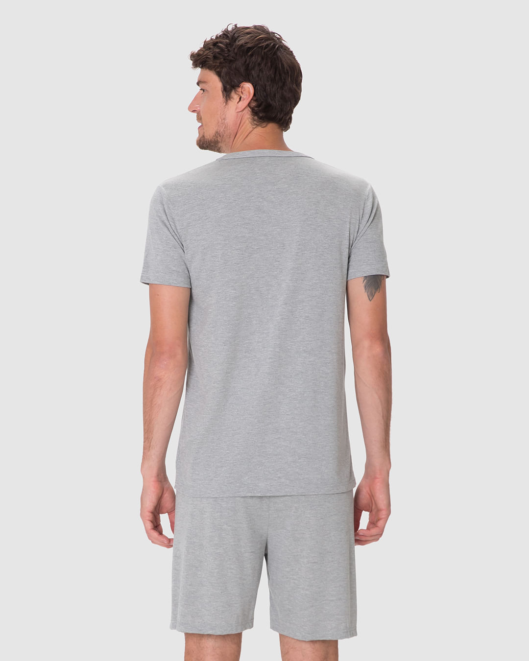 Pijama Curto Masculino Academy & Soccer Club Em Viscose Stretch - Imagem 10