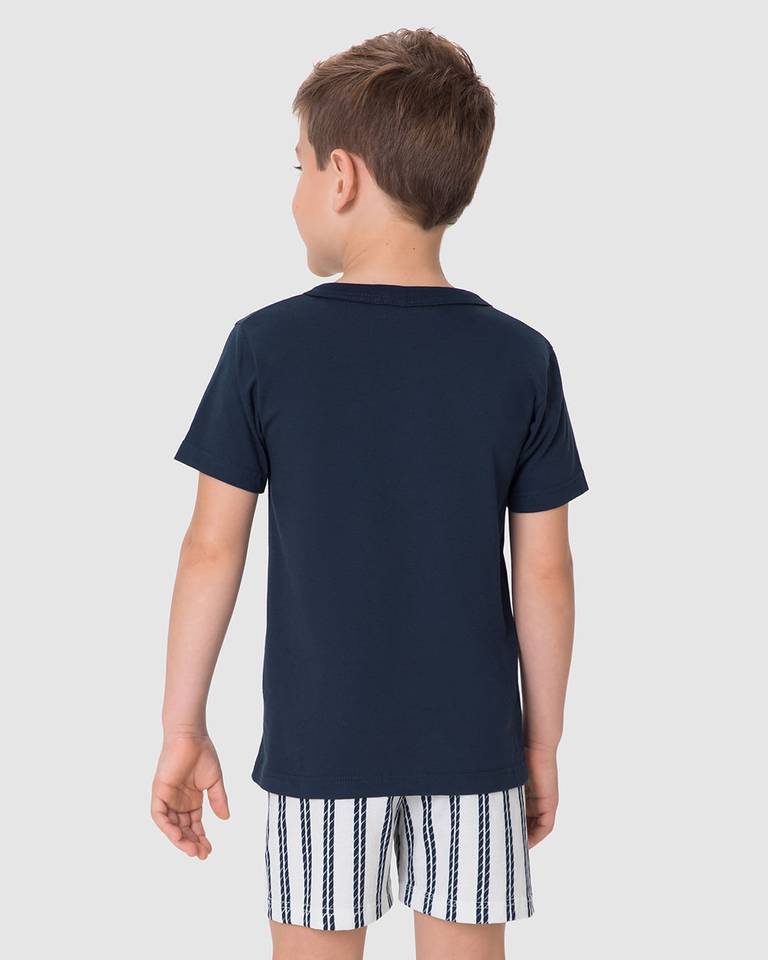 Pijama Infantil Menino Estampa Sardinhas Em Algodão Malwee Kids - Imagem 34