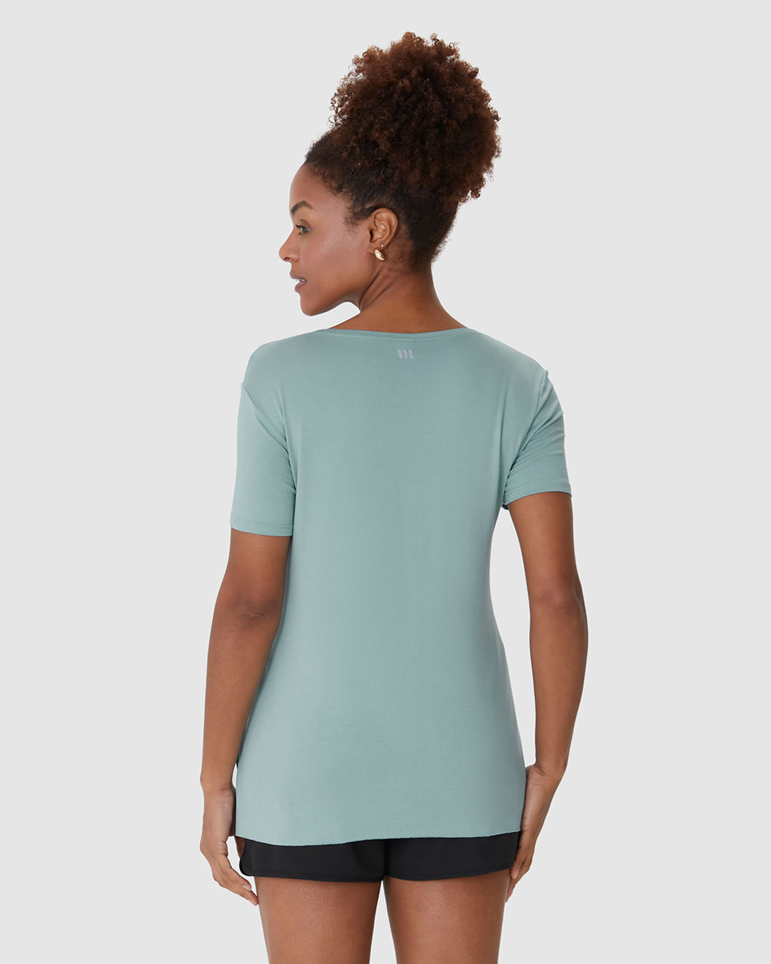 Blusa Esportiva Feminina Reta Fenda Lateral Em Viscose Stretch Malwee Active - Imagem 20