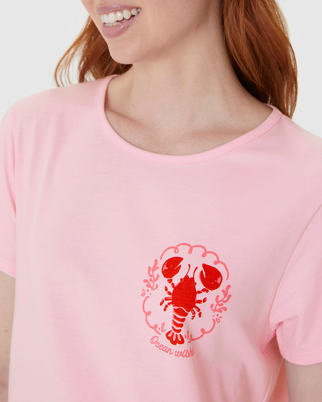 Pijama Curto Feminino Shorts Estampado Em Algodão - Imagem 6