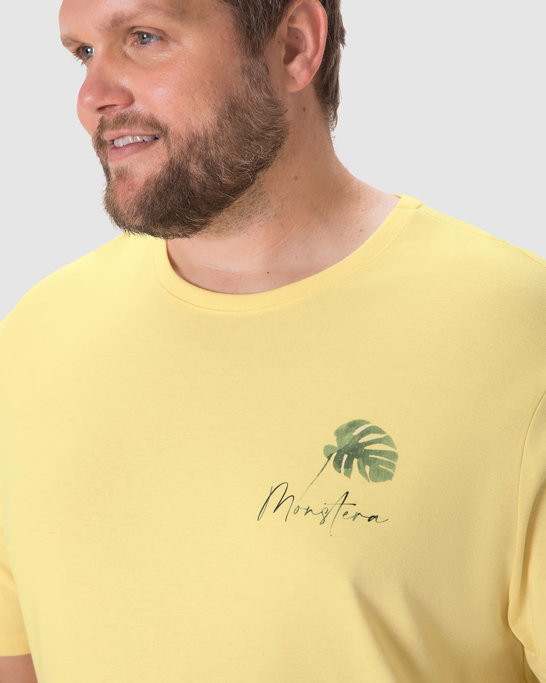 Camiseta Masculina Plus Size Regular Estampa Frente E Costas Em Algodão - Imagem 8