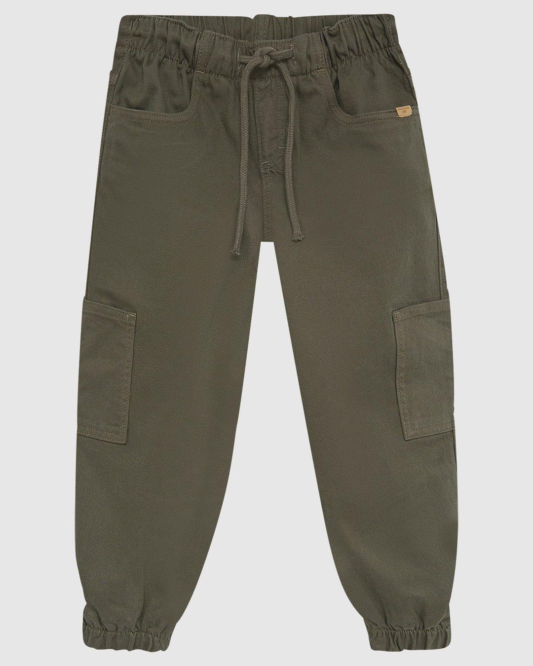Calça Infantil Menino Jogger Bolso Lateral Em Sarja Stretch Malwee Kids - Imagem 13