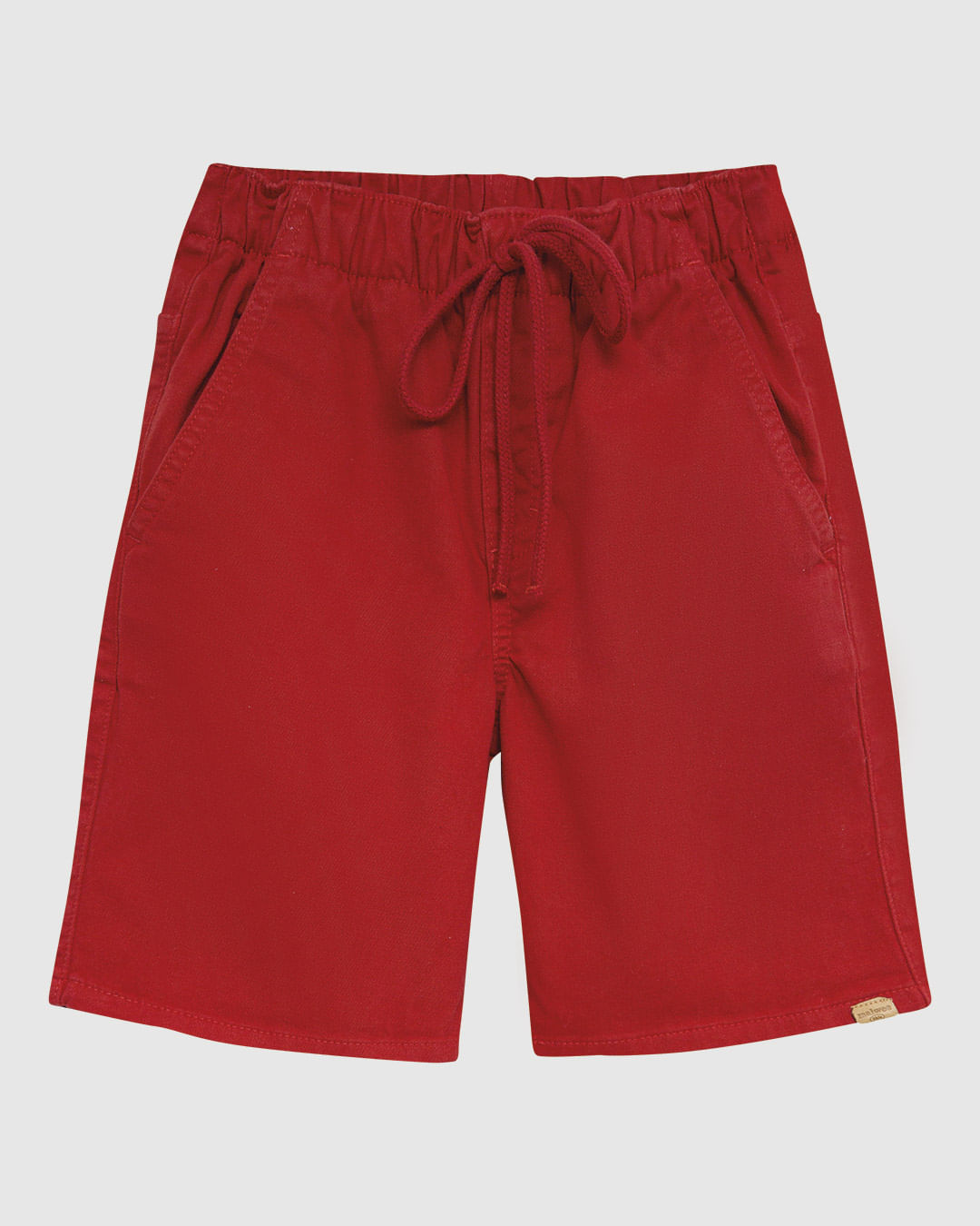 Bermuda Infantil Menino Cadarço Frontal Em Sarja Com Elastano Malwee Kids - Imagem 13