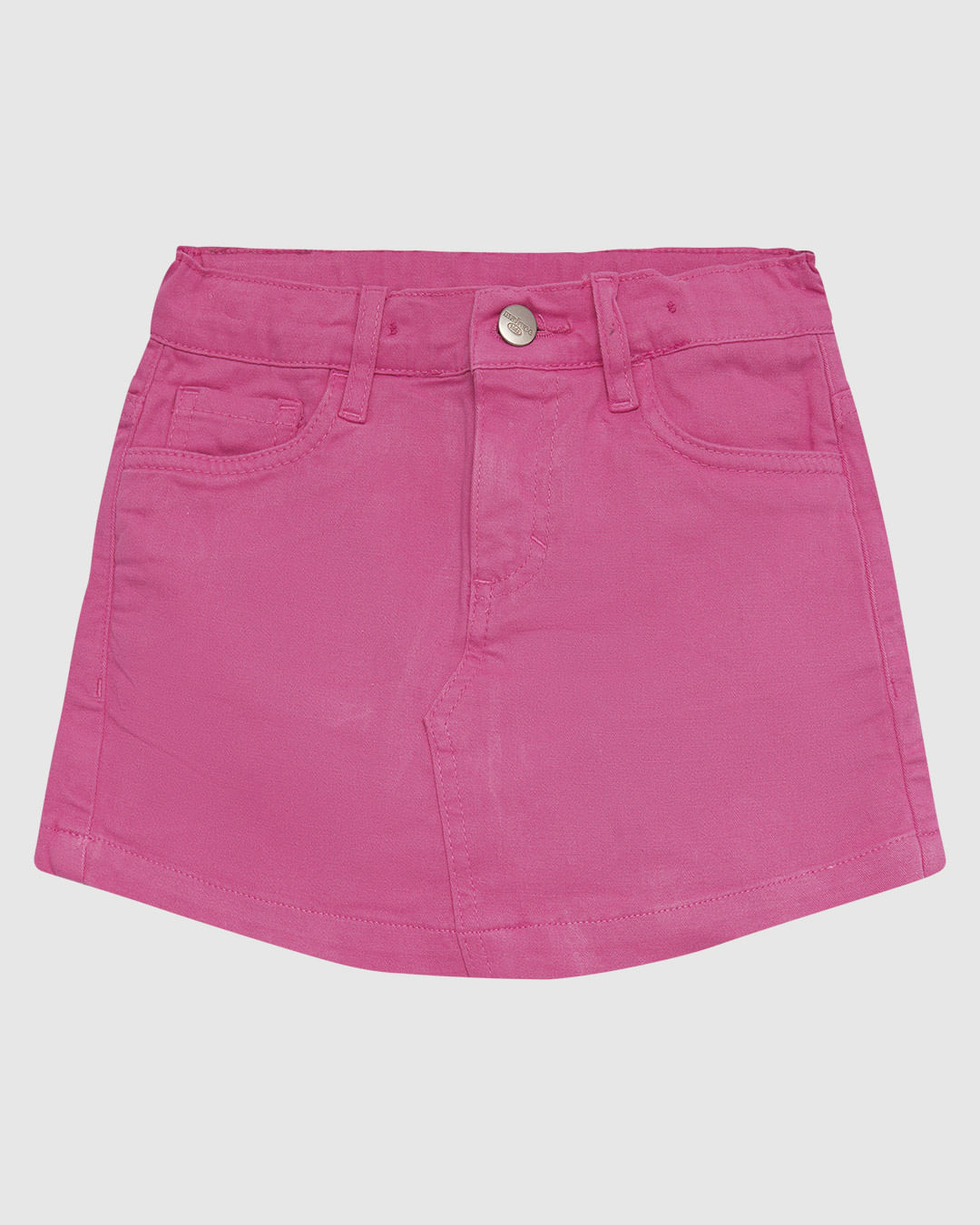 Shorts Saia Infantil Menina Cintura Ajustável em Sarja Stretch Malwee Kids