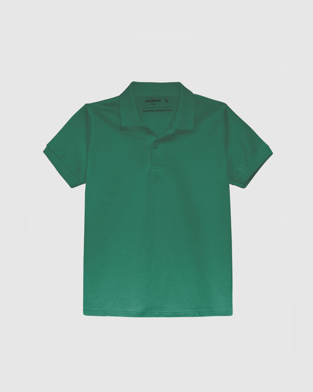 Camisa Polo Infantil Menino Gola Esporte Em Piquet Stretch Malwee Kids