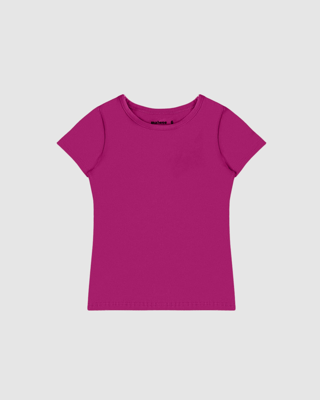 Blusa Infantil Menina Decote Redondo Em Algodão Malwee Kids