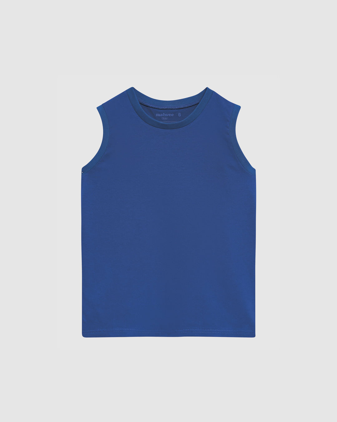 Regata Infantil Menino Decote Redondo Em Algodão Malwee Kids - Imagem 2