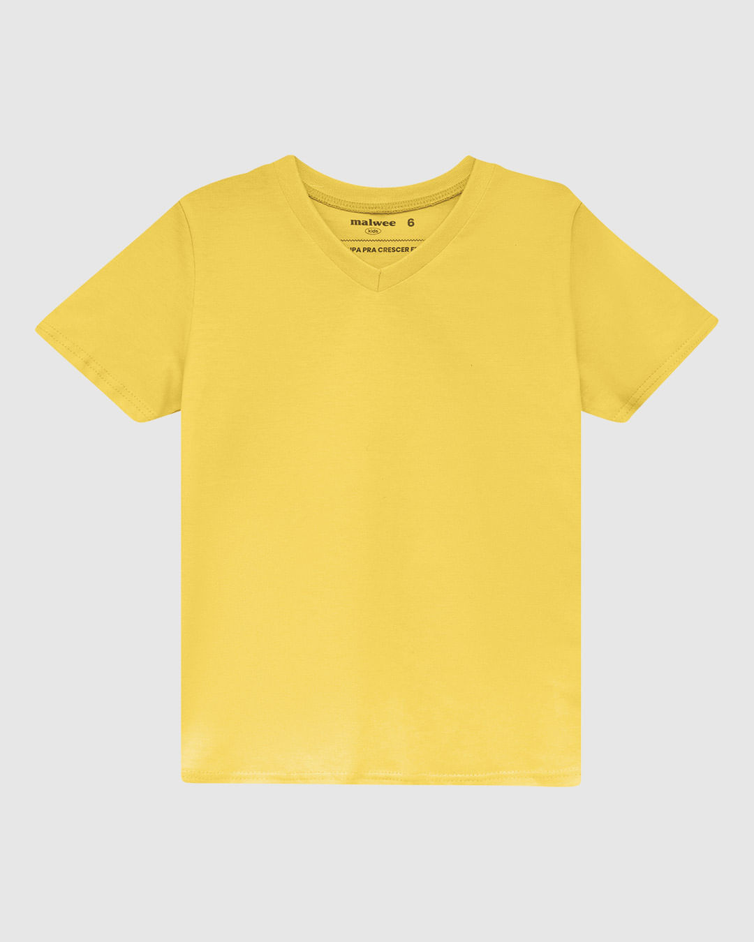 Camiseta Infantil Menino Decote V Em Algodão Malwee Kids