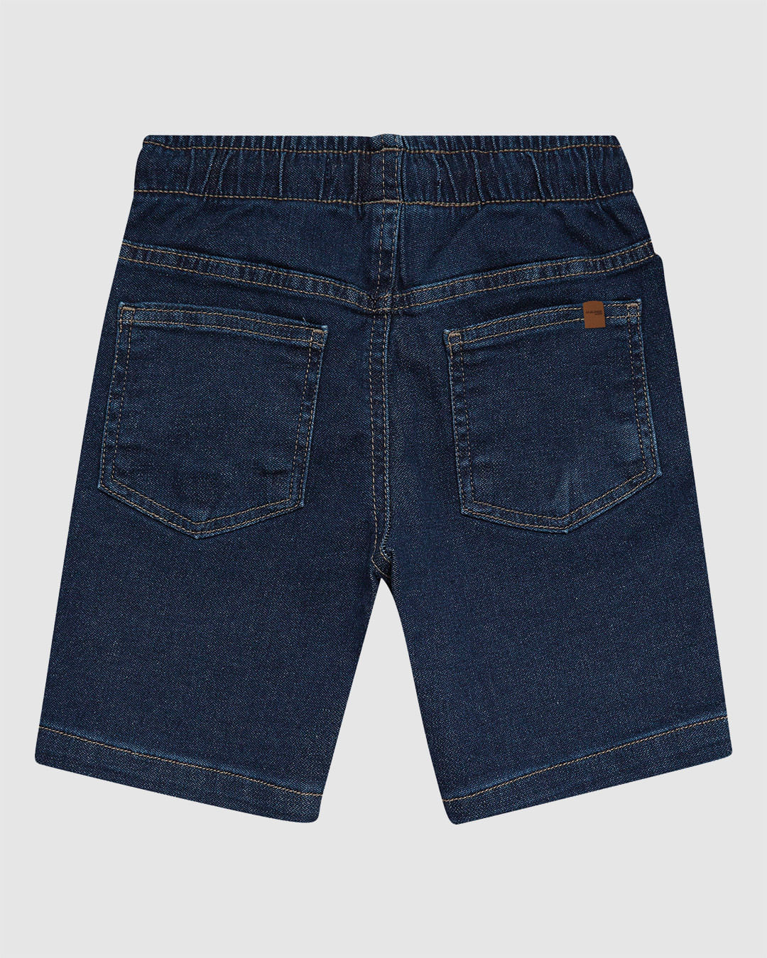 Bermuda Infantil Menino Cintura Com Elástico Em Jeans Moletom Malwee Kids - Imagem 10