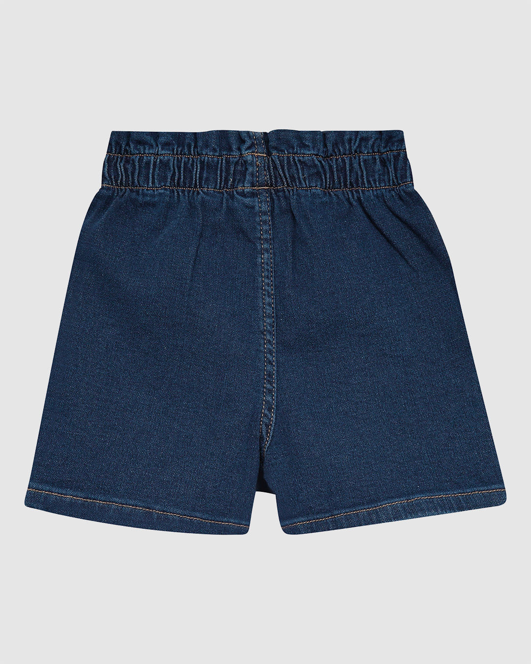 Shorts Infantil Menina Clochard Cintura Média Em Jeans Moletom Malwee Kids - Imagem 2