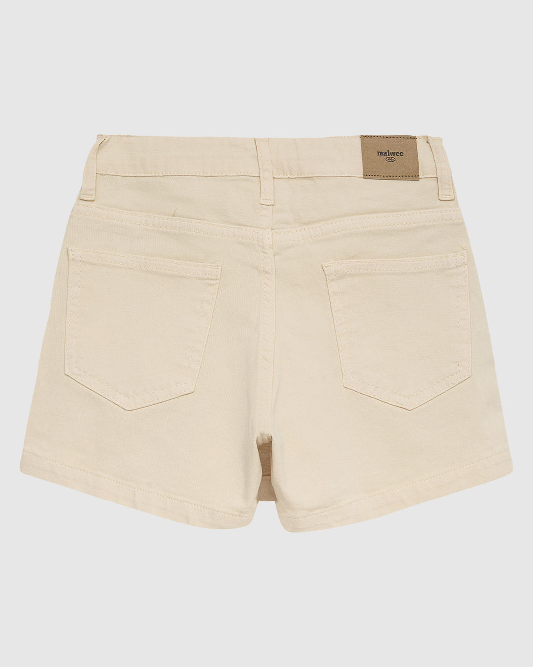 Shorts Saia Infantil Menina Cintura Ajustável Em Sarja Stretch Malwee Kids - Imagem 4