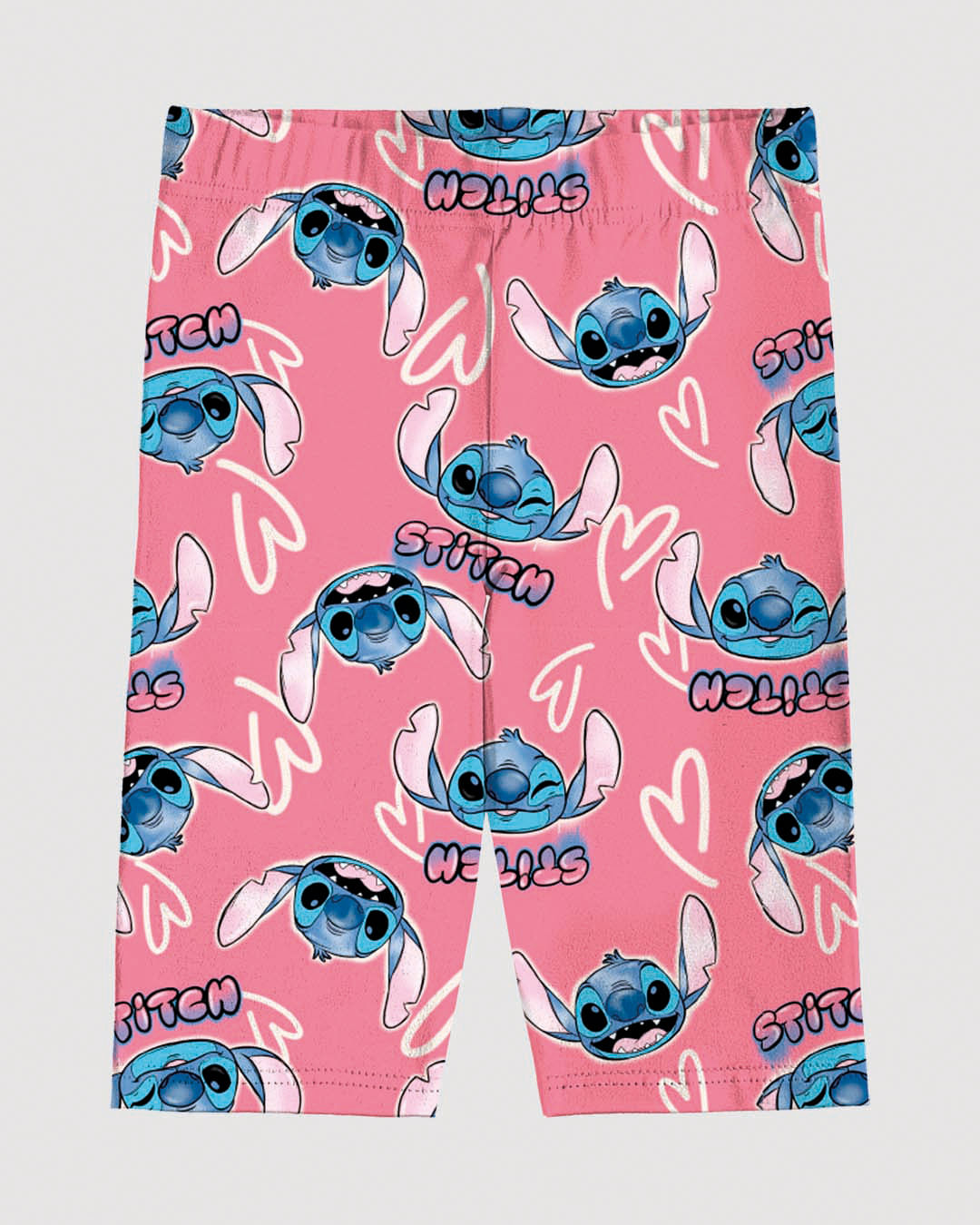 Bermuda Infantil Menina Estampa Stitch Disney Em Algodão Malwee Kids