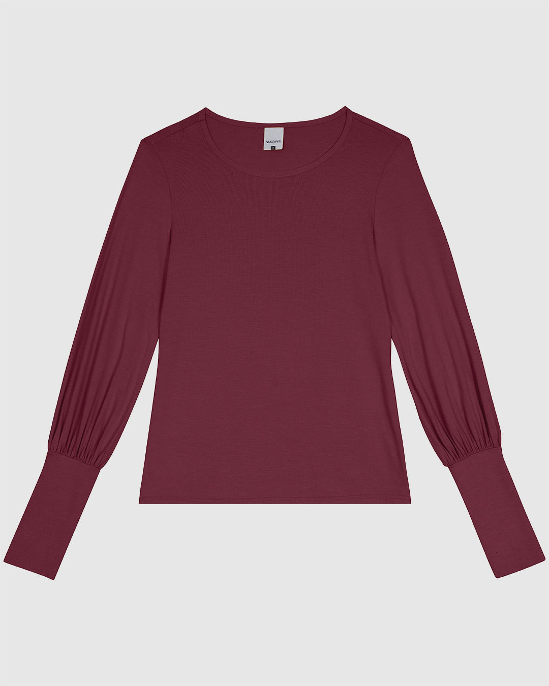 Blusa Feminina Manga Bufante Em Viscose Stretch