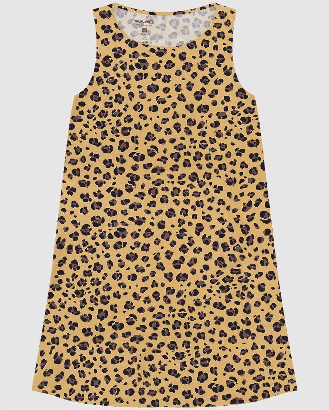 Vestido Feminino Regata Estampado Em Algodão - Imagem 2