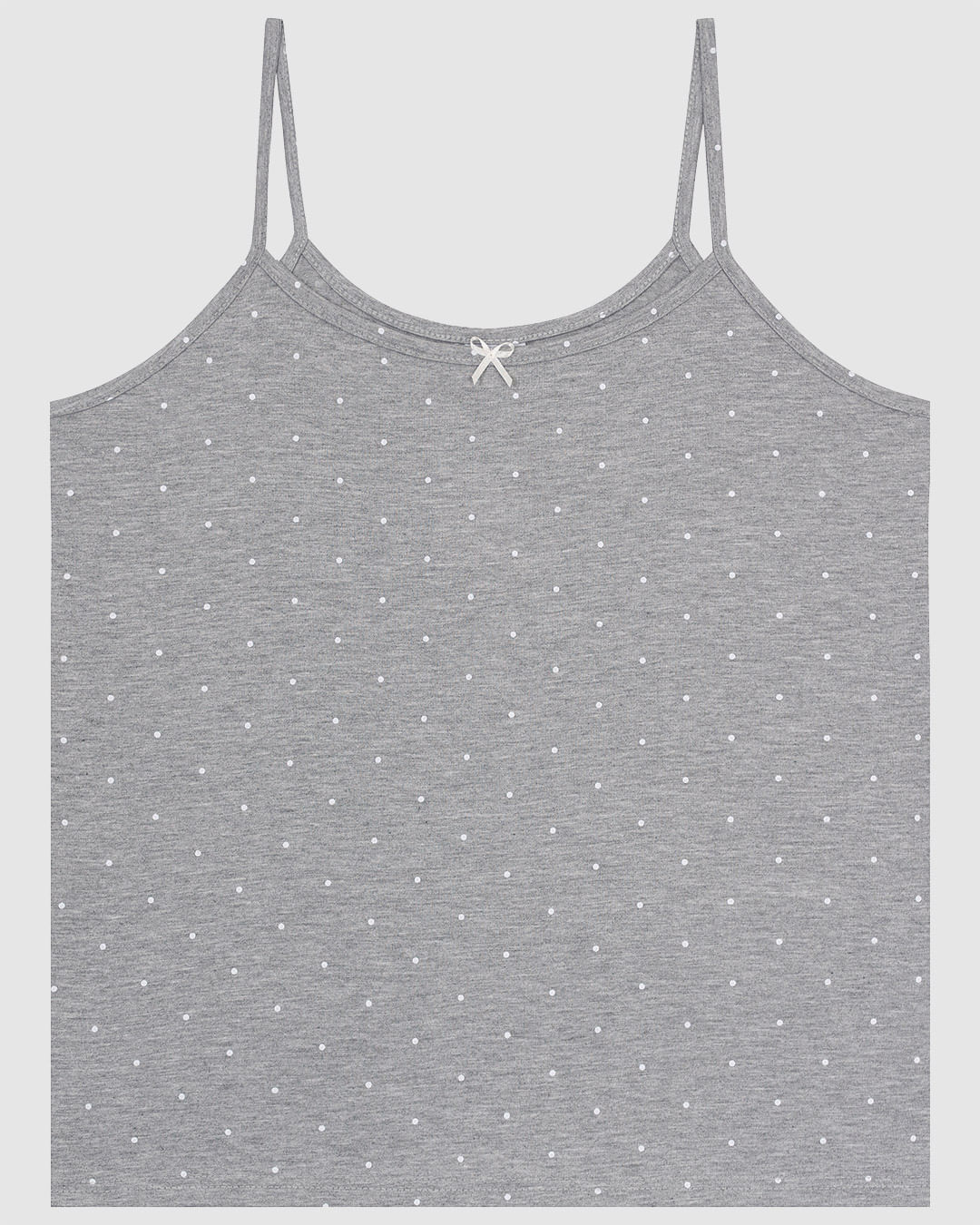 Regata Feminina De Pijama Alça Fina Em Malha Viscose Stretch - Imagem 3