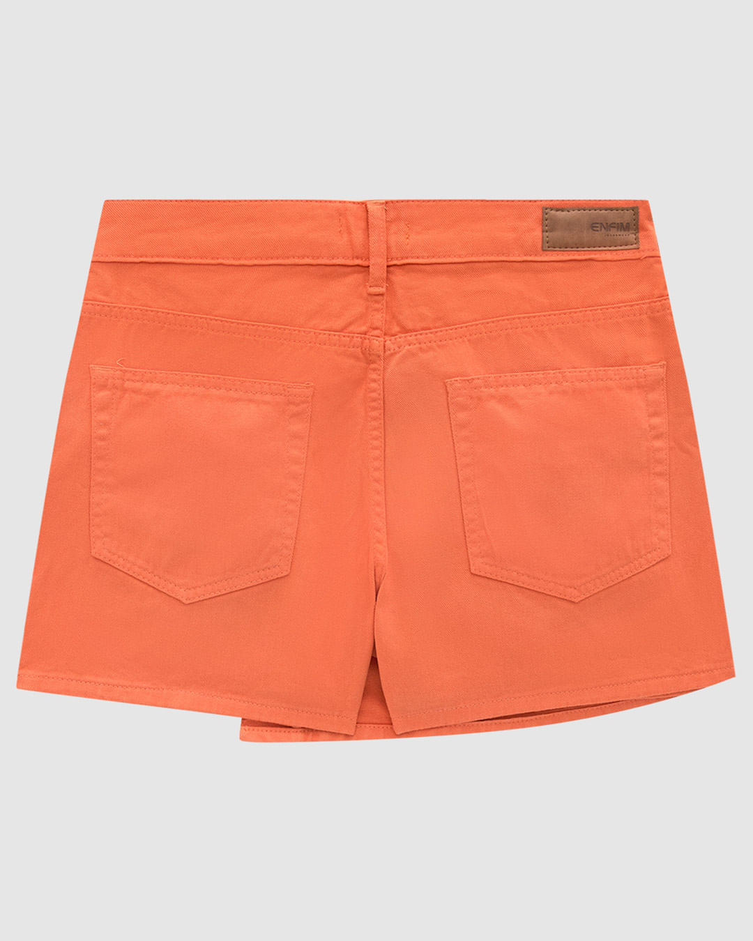 Shorts Saia Feminino Botões Frontais Em Sarja - ENFIM - Imagem 10