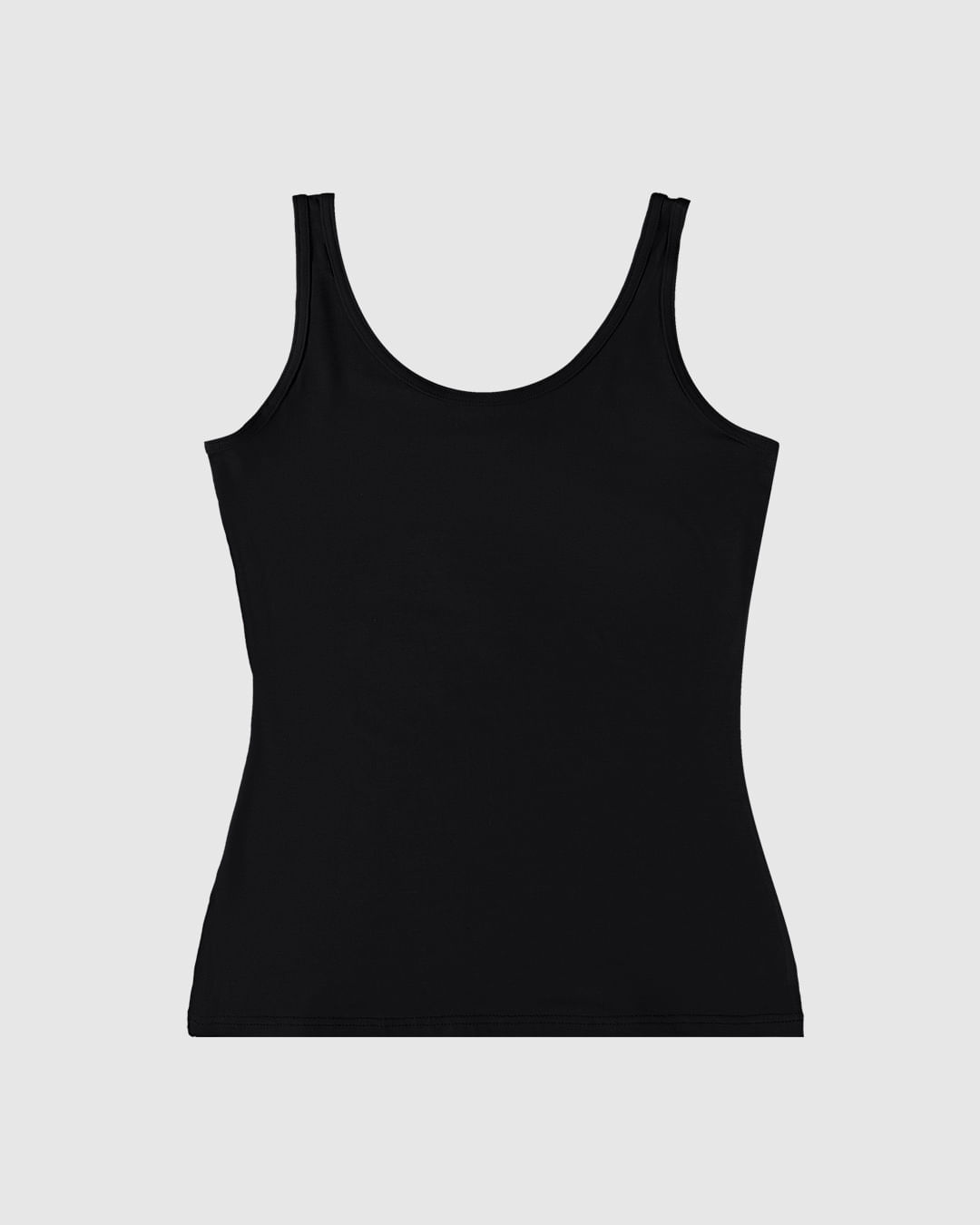 Regata Feminina Decote Redondo Em Viscose Stretch - ENFIM